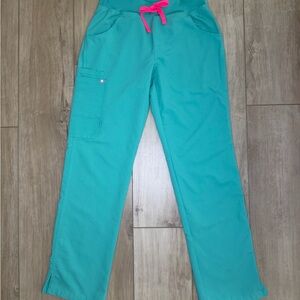 FIGS Kade Cargo Scrub Pants XS Surgical Green